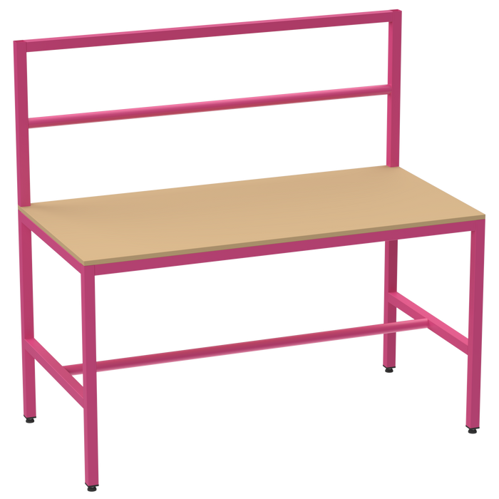 Pro Packing Bench | MDF Worktop | Top & Bottom Rollers
